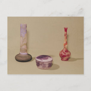 Carte Postale Deux vases et une bonbonnière, 19e-20e siècle