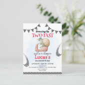 Carte Postale Deux vélo de tortue sauvage rapide 2e fête d'anniv (Debout devant)