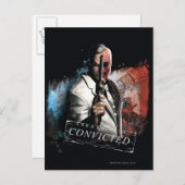 Carte Postale Deux visages - Condamné (Devant / Derrière)