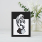 Carte Postale Deux visages du deuil (Debout devant)