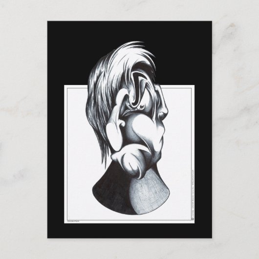 Carte Postale Deux visages du deuil (Devant)