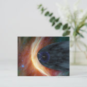 Carte Postale Deux Voyageurs Spacecraft Explorer L'Espace Turbul (Debout devant)