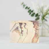 Carte Postale Deux Women Embracing Egon Schile (Debout devant)