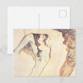 Carte Postale Deux Women Embracing Egon Schile (Devant / Derrière)