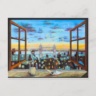 Carte Postale "Deuxième étoile à droite" Peter Pan a inspiré l'a