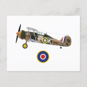 Carte Postale Deuxième Guerre mondiale Avions britanniques