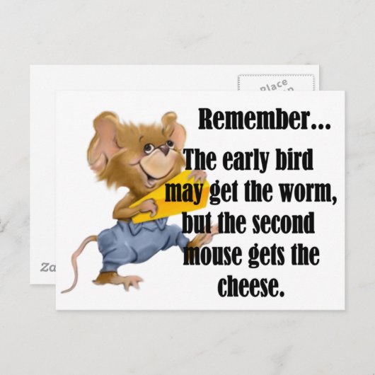 Carte Postale Deuxième souris (Devant / Derrière)