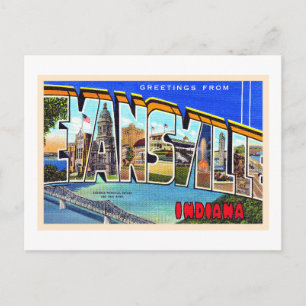 Carte postale d'Evansville