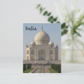 Carte Postale devant du taj mahal (Debout devant)
