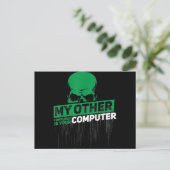 Carte Postale Développeur Sysadmin Engineer Hacker Code d'admini (Debout devant)