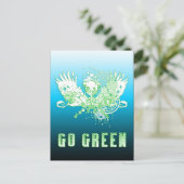 Carte Postale devenez écolo : hifi (Debout devant)