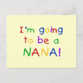 Carte Postale Devenir une Nana - Chemises de couleurs primaires (Devant)