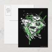 Carte Postale Déversements verts supergirl (Devant / Derrière)