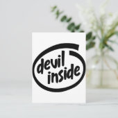 Carte Postale Devil à l'intérieur (Debout devant)