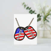 Carte Postale Devil Dogs American Flag (Debout devant)