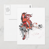Carte Postale Devil Girl II (Devant / Derrière)