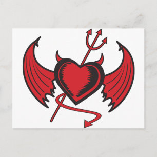 Carte Postale Devil Heart
