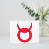 Carte Postale Devil Horns - Emo, goth, alternative, rock, grunge (Debout devant)