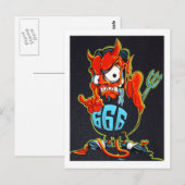 Carte Postale Devil rock (Devant / Derrière)