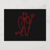 Carte postale Devil - Stickman (Devant)