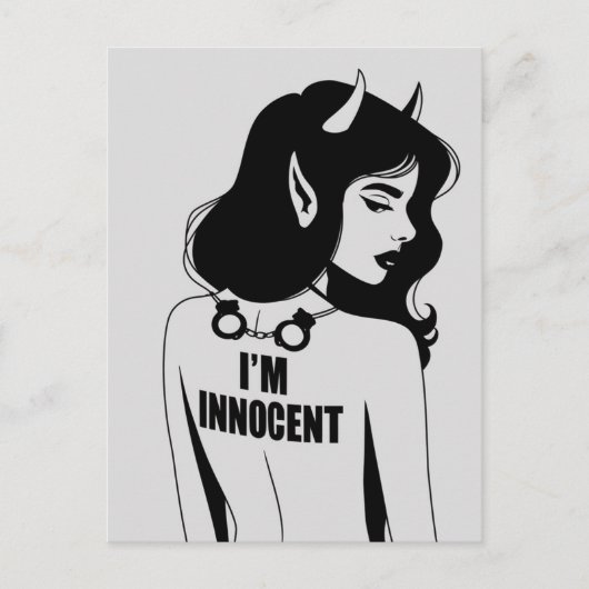 Carte Postale Déviliser une femme innocente (Devant)