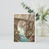 Carte Postale Devil's Bridge, Andermatt, Suisse vintage Pho (Debout devant)