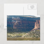 Carte Postale Devil's Canyon, Fruita, Colorado (Devant / Derrière)