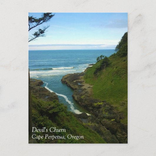 Carte Postale Devil's Churn, cape Perpetua, OR (Devant)