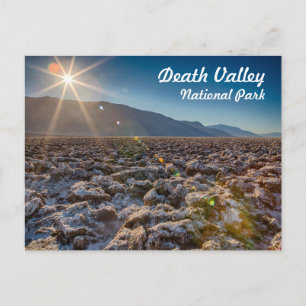 Carte Postale Devil's Golf Course dans le parc national de Death