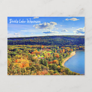 Carte postale Devil's Lake Wisconsin