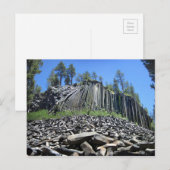 Carte Postale Devils Postpile - Sierra (Devant / Derrière)