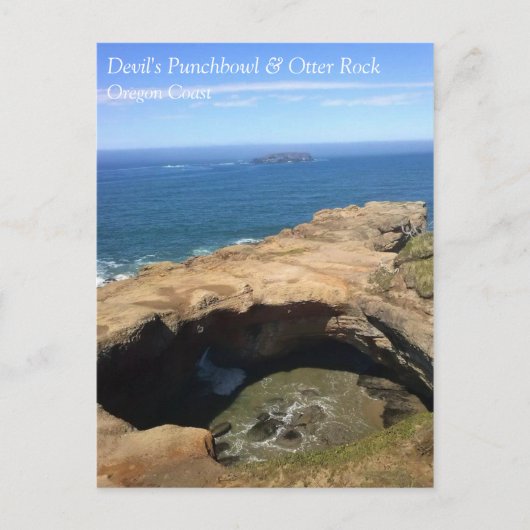 Carte Postale Devil's Punchbowl & Otter Rock, OU (Devant)