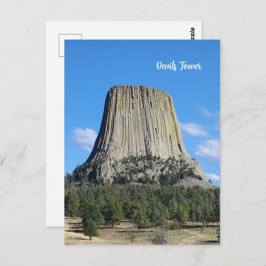 Carte Postale Devils Tower (Devant / Derrière)