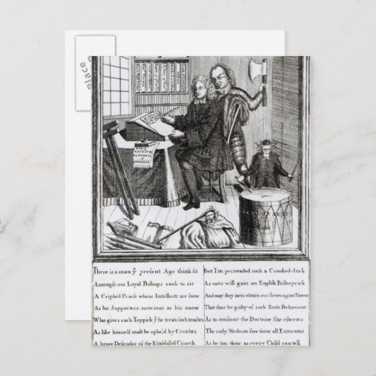 Carte Postale Devin à ma signification, 1709 (Devant / Derrière)