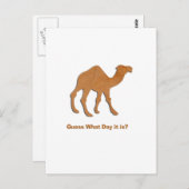 CARTE POSTALE DEVINEZ QUEL JOUR C'EST ? (Devant / Derrière)