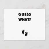 Carte Postale Devinez quelle Faire-part de grossesse (Devant)