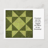 Carte postale Devis bloc surface (Devant)