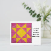 Carte postale Devis bloc surface (Debout devant)