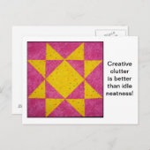 Carte postale Devis bloc surface (Devant / Derrière)