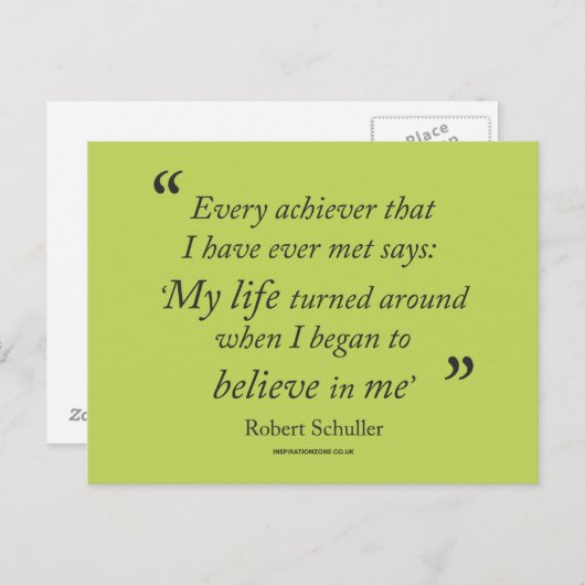 Carte postale 'Devis d'accomplissement' (Devant / Derrière)