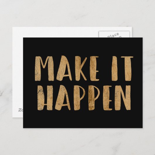 Carte Postale Devis d'alimentation II (Devant / Derrière)