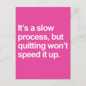 Carte Postale Devis De Processus Lent (Devant)