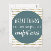 Carte Postale Devis des zones de confort (Devant / Derrière)