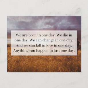 Carte Postale Devis d'une journée