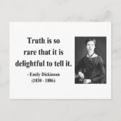 Carte Postale Devis Emily Dickinson 7b (Devant)