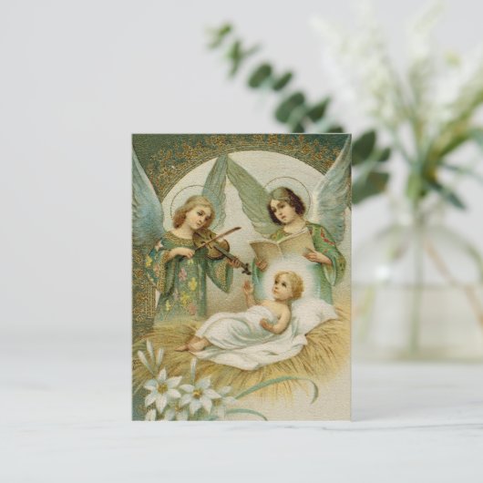 Carte postale (Devis) : Gloria (Debout devant)