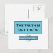 Carte Postale Devis internet amusant (Devant / Derrière)