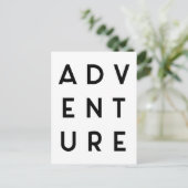 Carte Postale Devis minimaliste d'aventure (Debout devant)