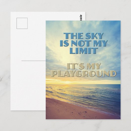 Carte Postale Devis Sky (Devant / Derrière)