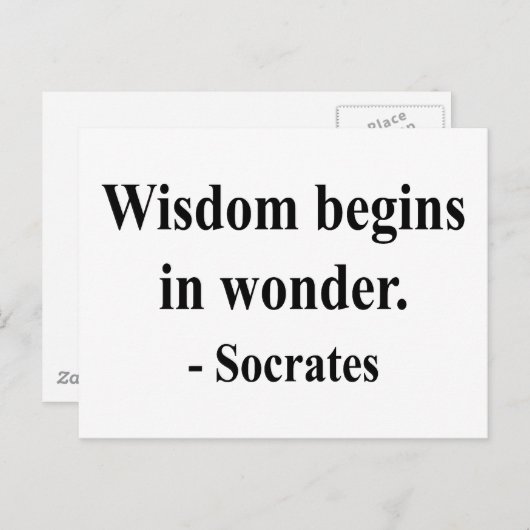 Carte Postale Devis Socrates 1a (Devant / Derrière)